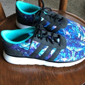 Adidas cloud foam footbed shoes